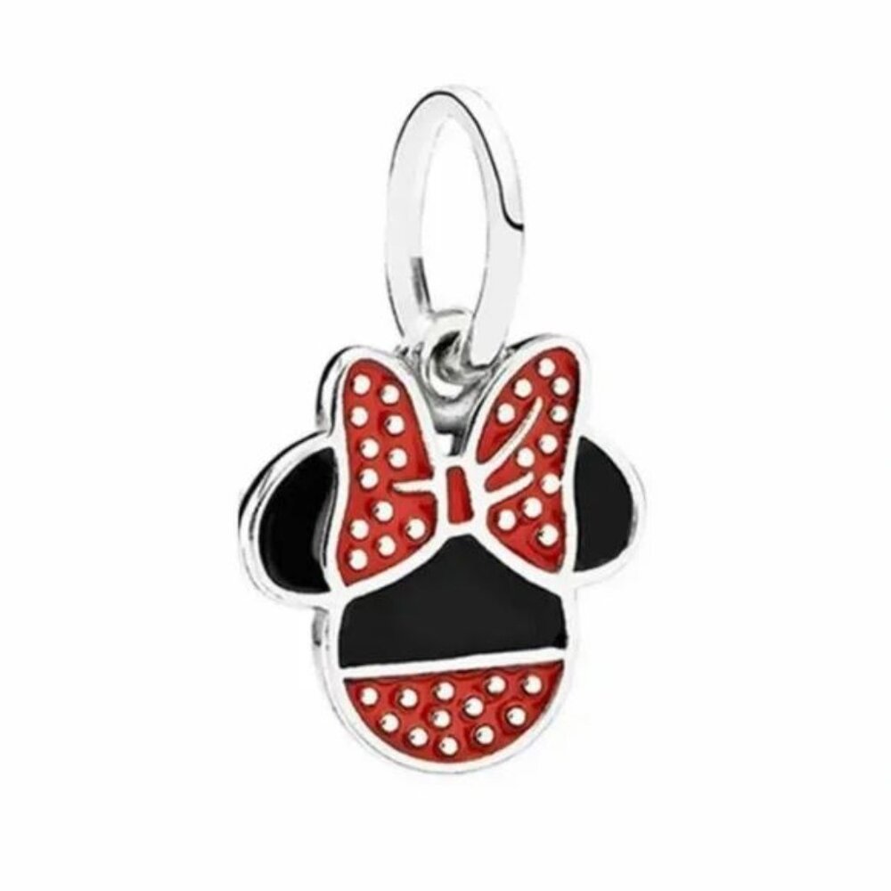 Pandora Minnie Mouse Icon Charm Red Enamel
